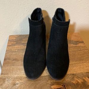 Suede Lucky Brand Booties, 8 1/2